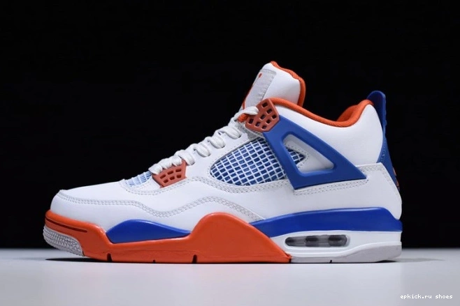 Cheap White Bright Jordan 308497-171 Air 4 Blue Crimson-Royal 0724